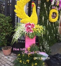 Hoa trang trí sân vườn
